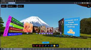 Comment utiliser FrameVR pour réaliser une galerie en réalité virtuelle pour le jeu Quaesivit.mp4