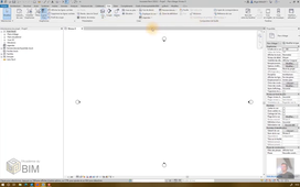 Interface générale du logiciel de conception Revit