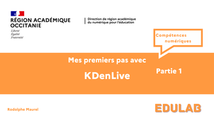 Premiers pas avec KDenlive