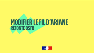 Modifier le fil d'Ariane
