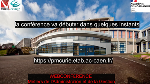 Webconférence: Métiers de la gestion et de l'administration