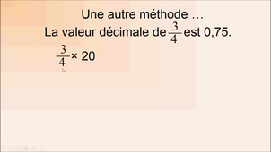 Prendre une fraction dune quantité - Toussaint Jean-Charles