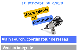 Entretien Alain Touron coordonnateur de réseau