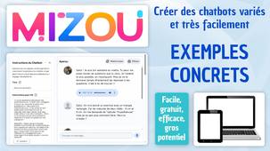 Tuto IA - Mizou, IA pour créer des chatbots (discussions) gratuitement : exemples concrets, scenarii