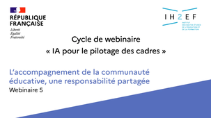 L'accompagnement de la communauté éducative, une responsabilité partagée