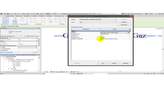 BIM - Création de Projet REVIT MEP : creer une ligne avec texte autocad