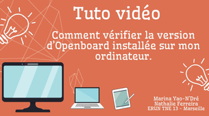 Tuto OpenBoard n°1 - Vérifier la version d'OpenBoard installée sur mon ordinateur