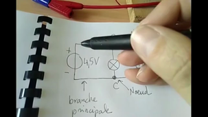 Circuits en dérivation, loi de l'intensité du courant (loi de Nœuds)