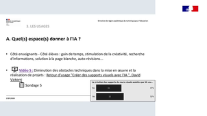 Le Mois de l'IA en académie - L’intelligence artificielle, et si on en parlait en classe ? (DRANE Occitanie)