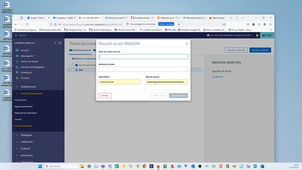 associer un service externe (nuage) au porte document sur ENT