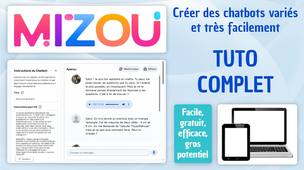 Tuto IA - Mizou, IA pour créer des chatbots (discussions) gratuitement (tuto complet)