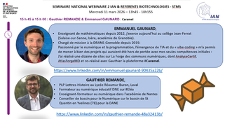 Intervention d'Emmanuel Gaumard et Gauthier Remande  - Caramel - 2026