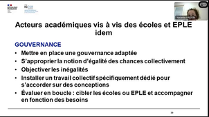 PNF 2024/2025 - Le pilotage des dispositifs d'égalité des chances dans l'écosystème de l'Ecole