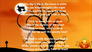 Trick or treat rap