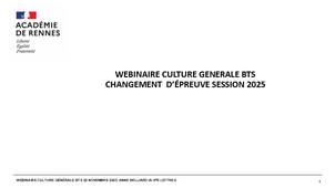 BTS Culture Générale et Expression - nouveau format d'épreuve