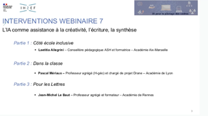 Les IA comme assistance à la créativité, l'écriture, la synthèse