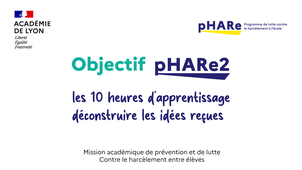 Objectif pHARe2 — Les 10h d'apprentissage