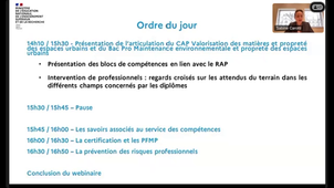PNF 2024 / 2025 - Rénovation du CAP et du BCP du champ de la propreté des espaces urbains