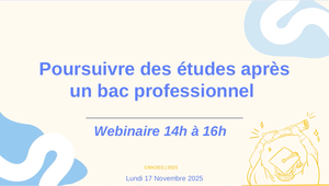 Poursuivre des études après un bac professionnel