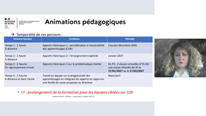 Visioconférence réunion directrices/directeurs période 1