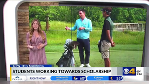 Summer caddy job could earn full-ride college scholarship.mp4