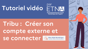 Créer son compte externe Tribu et se connecter