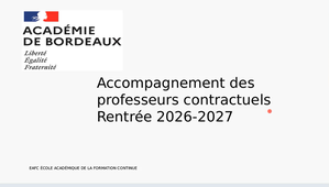 Réunion rentrée 2026 Coordonnateurs disciplinaires