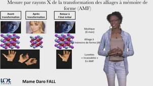 Mesure par rayons X de la transformation des alliages à mémoire de forme (AMF)