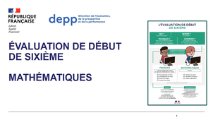 Mathématiques : les documents de restitution de l’évaluation et exploitation