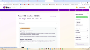 tutoriel installation parcours hybride PSC sur ELEA