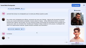 L'IA avec les élèves - Utilisation de chatbots pour faire construire une chorégraphie en danse