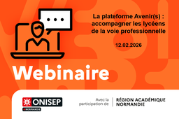 webinaire Accompagner les lycéens de la voie professionnelle avec la Plateforme Avenir(s)