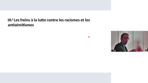 Lutte contre les racismes et les antisémitismes : état des lieux, freins et perspectives