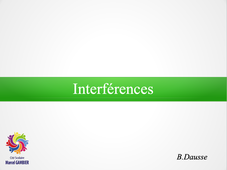 OS1c-1: Interférences
