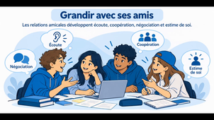 Le développement psychologique et social de l'adolescent : évolution et relation