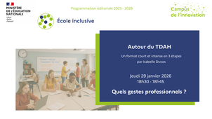 Autour du TDAH : Quels gestes professionnels ?