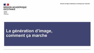 Fonctionnement des IA génératives d'image