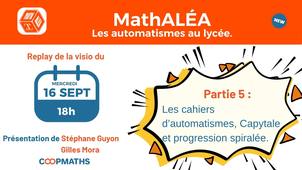 Webinaire MathALÉA - automatismes lycée - partie 5