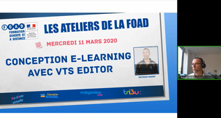 Atelier de la FOAD n°13 :  Conception E-Learning avec VTS Editor
