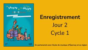 La semaine de la musique - Jour 2 - Cycle 1