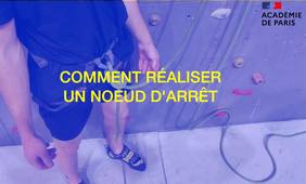 Réaliser un noeud d'arrêt