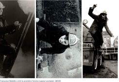 Françoise Mabille, première femme sapeur-pompier.