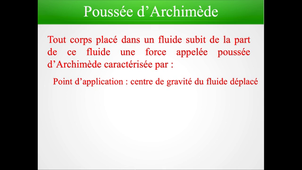 MI3-1 : Poussée d'Archimède