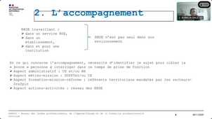 RBDE : outils et accompagnement