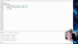 Python : Boucle non bornée