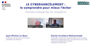 Le cyberharcèlement #4 - Parole d'expert : Jean Michel LE BAUT (Professeur de Lettres)