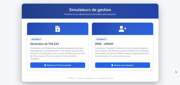 Simulateur Déclaration de TVA