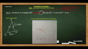 Tracer un triangle isocèle