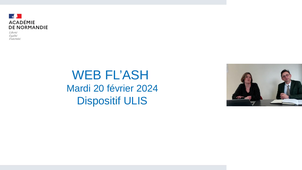 Web Fl'ASH : Les dispositifs ULIS - 20 février 2024