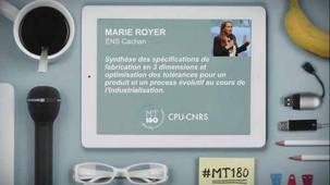 Synthèse de spécifications de fabrication en 3D et optimisation des tolérences pour un produit et un process évolutif au cours de l'industrialisation